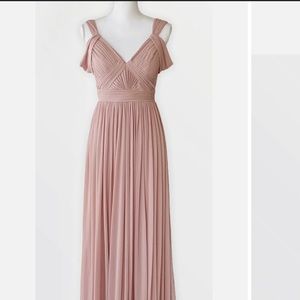 NWT Azazie Calla Bridesmaid Dress Size 18 Dusty Rose